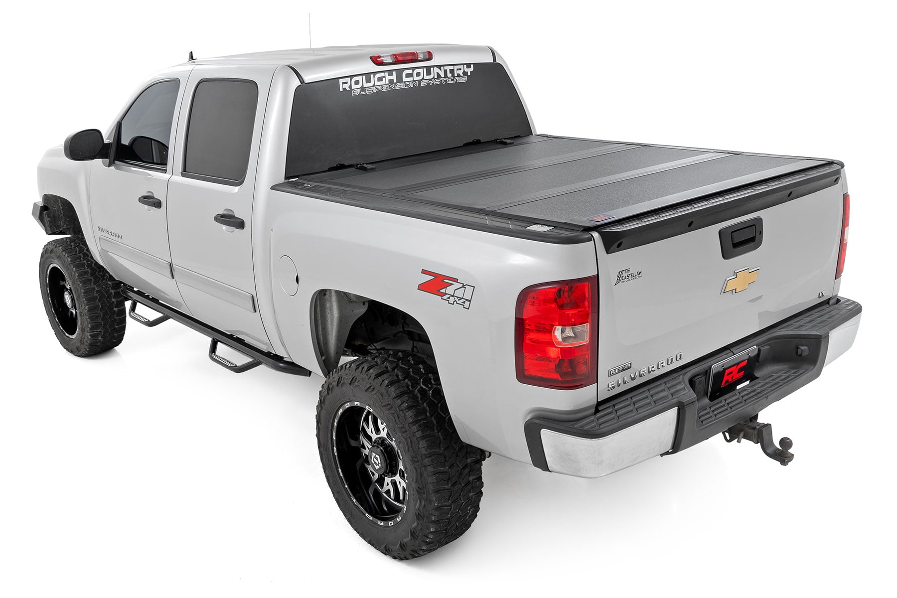 Hard Tri-Fold Flip Up Bed Cover | 5'9" Bed | Chevy/GMC 1500 (07-13) view 5