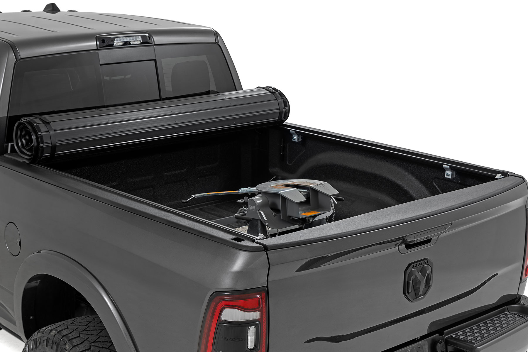 Hard Roll Up Bed Cover | 6'4" Bed | Ram 1500 (09-18)/2500 (09-26) — view 2