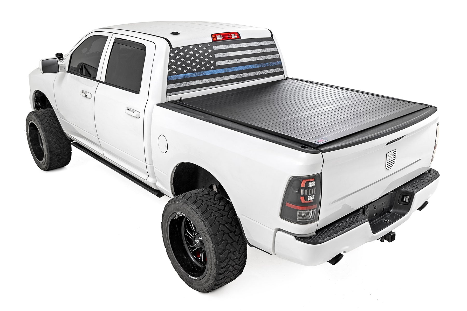 Hard Roll Up Bed Cover | 5'7" Bed | Ram 1500 (09-18)/2500 (09-26) view 3