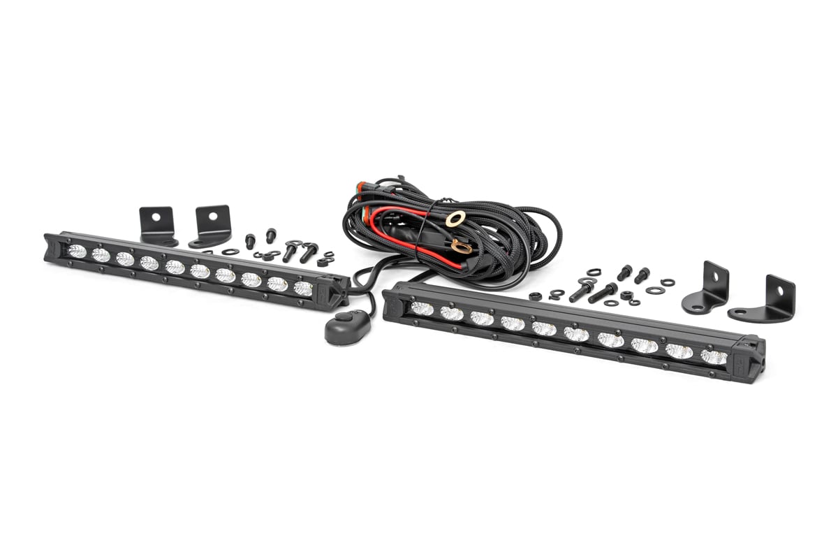 10 Inch Black Series LED Light Bar | Slim Line| Pair — view 2
