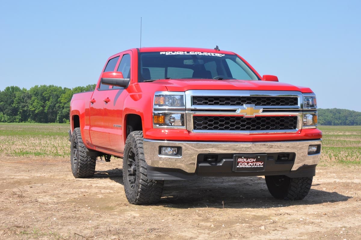 2.5 Inch Leveling Kit | Stamped Steel | Chevy/GMC Sierra 1500 (16-18)/Silverado 1500 (07-18) — view 3
