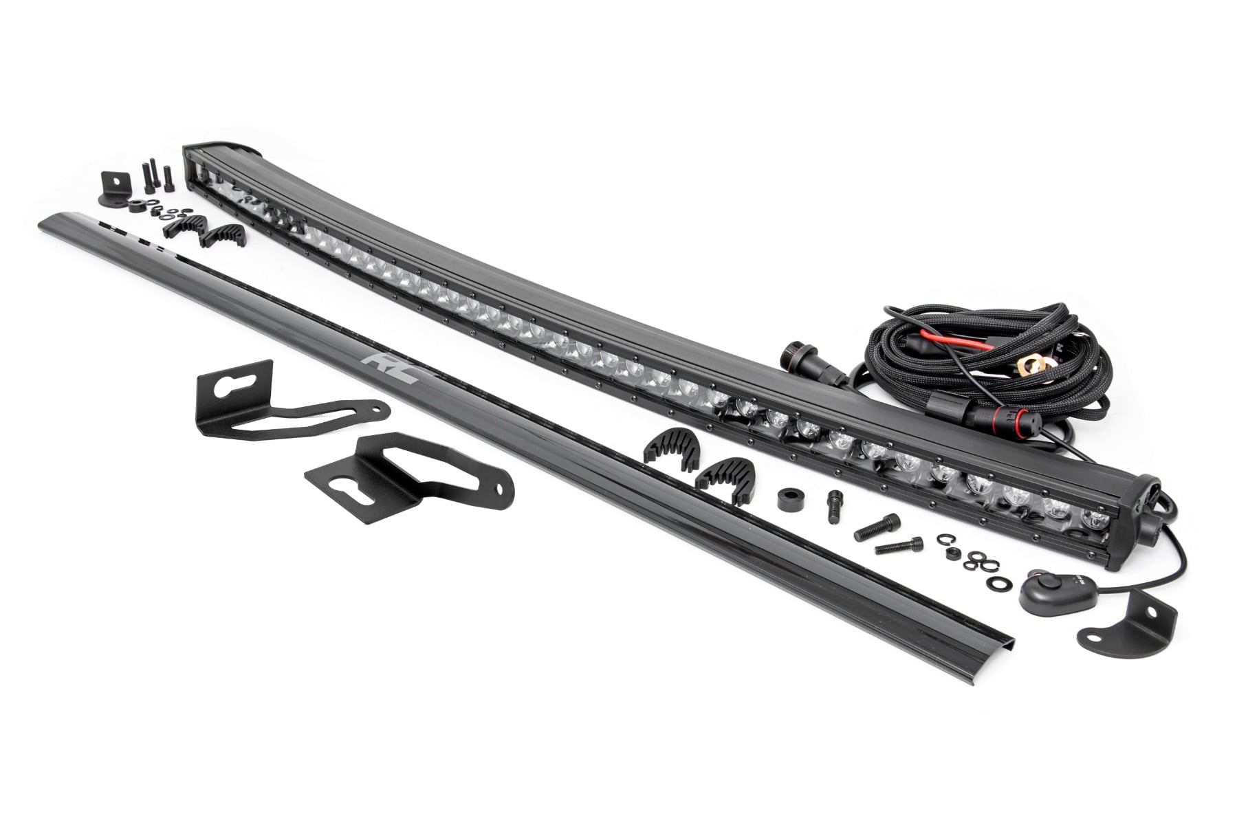 LED Light Kit | Roof Mount | 40" Black Single Row | Jeep Cherokee KL (14-23) view 5