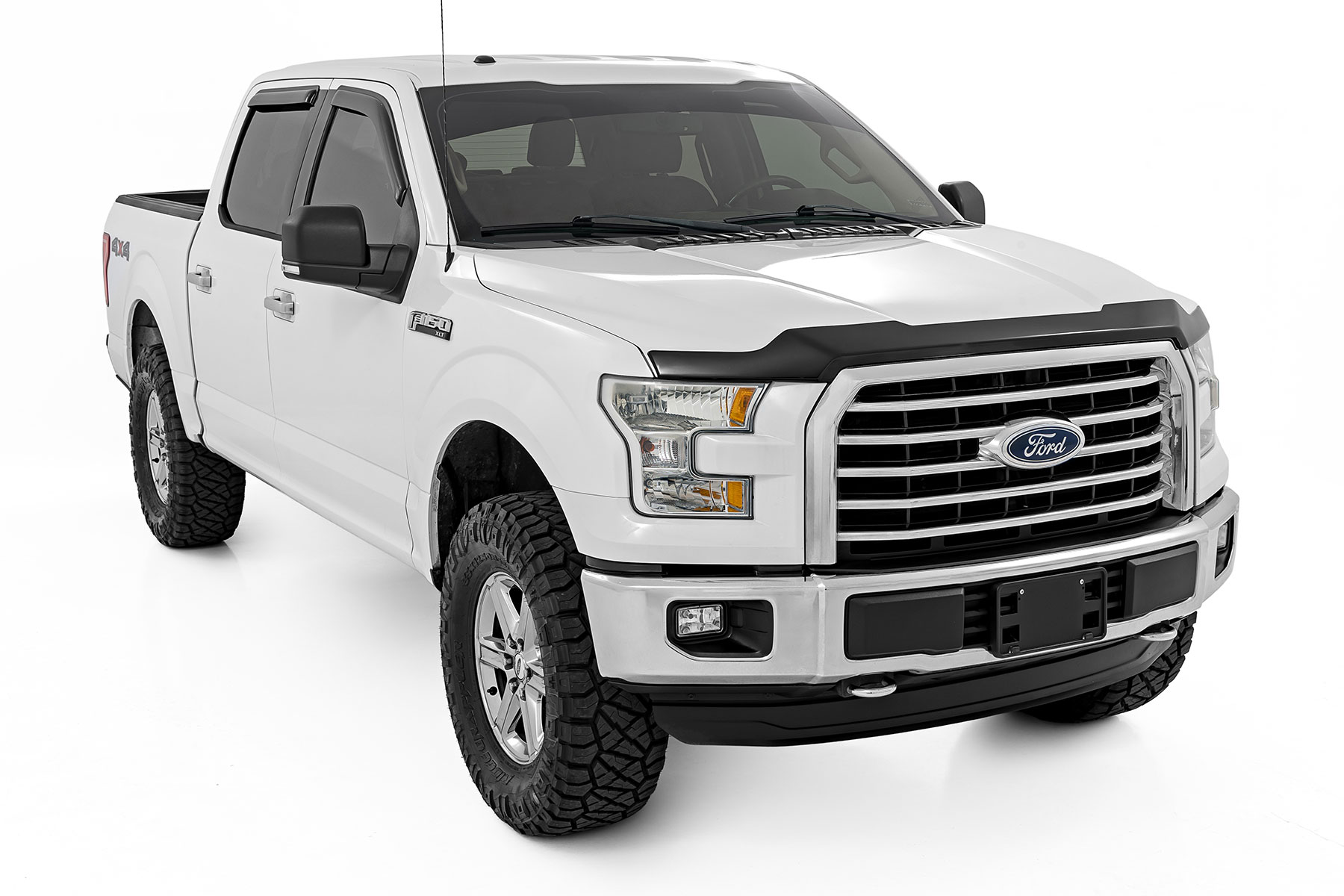Hood Protector | Gloss Black | Ford F-150 2WD/4WD (2015-2020) — view 6