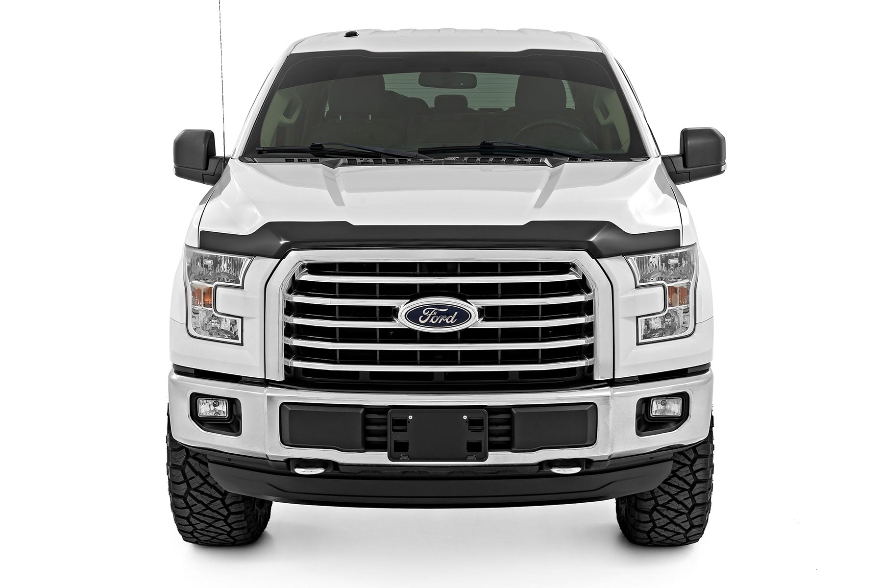 Hood Protector | Gloss Black | Ford F-150 2WD/4WD (2015-2020) view 4
