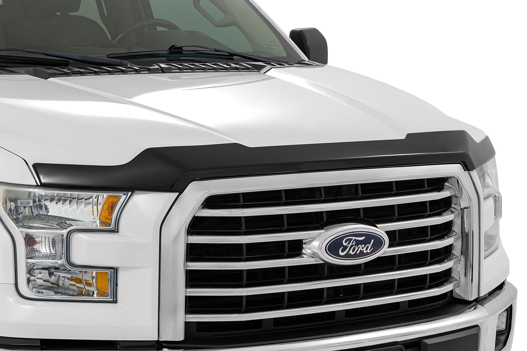 Hood Protector | Gloss Black | Ford F-150 2WD/4WD (2015-2020) view 3