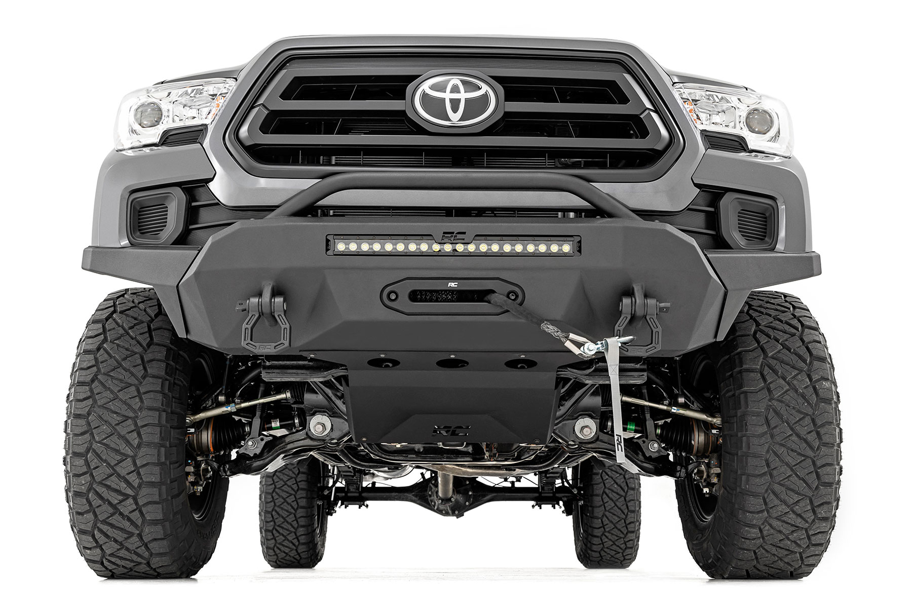 Front Bumper | Hybrid | 20" Blk White DRL LED | Toyota Tacoma 2WD/4WD (16-23) — view 3