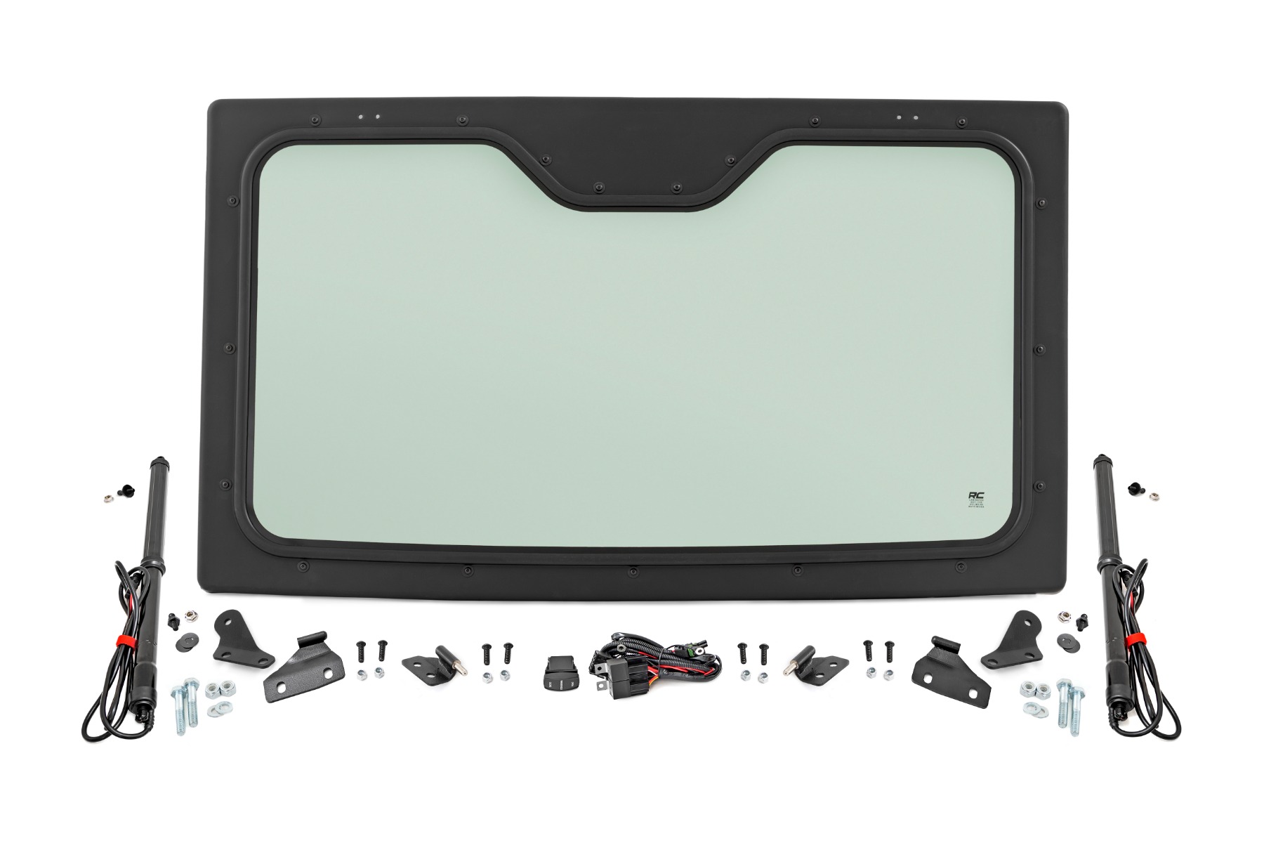 Electric Tilt Windshield | Glass | Formed Frame | Polaris Ranger XP 1000 — view 5