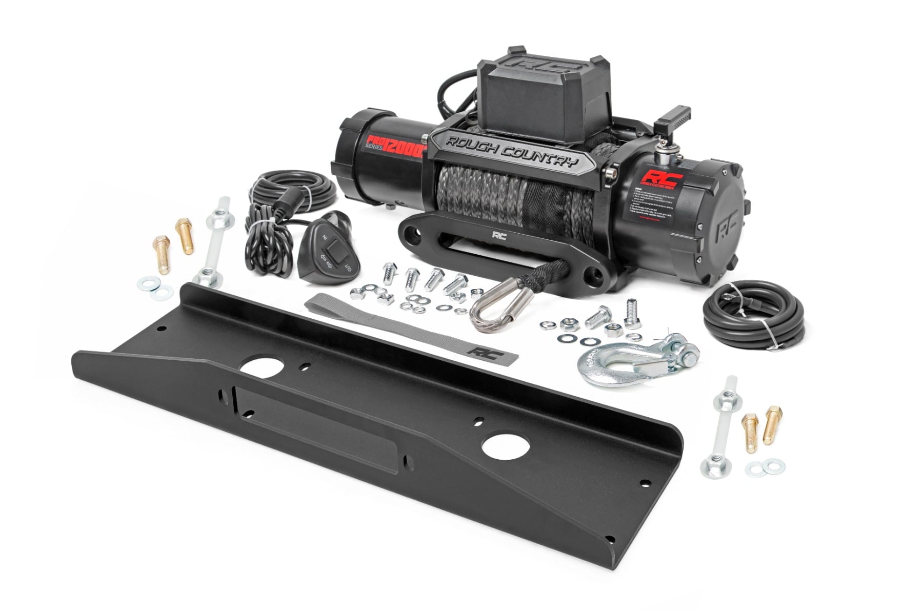 Winch Plate | PRO12000S | Mahindra Roxor — view 2