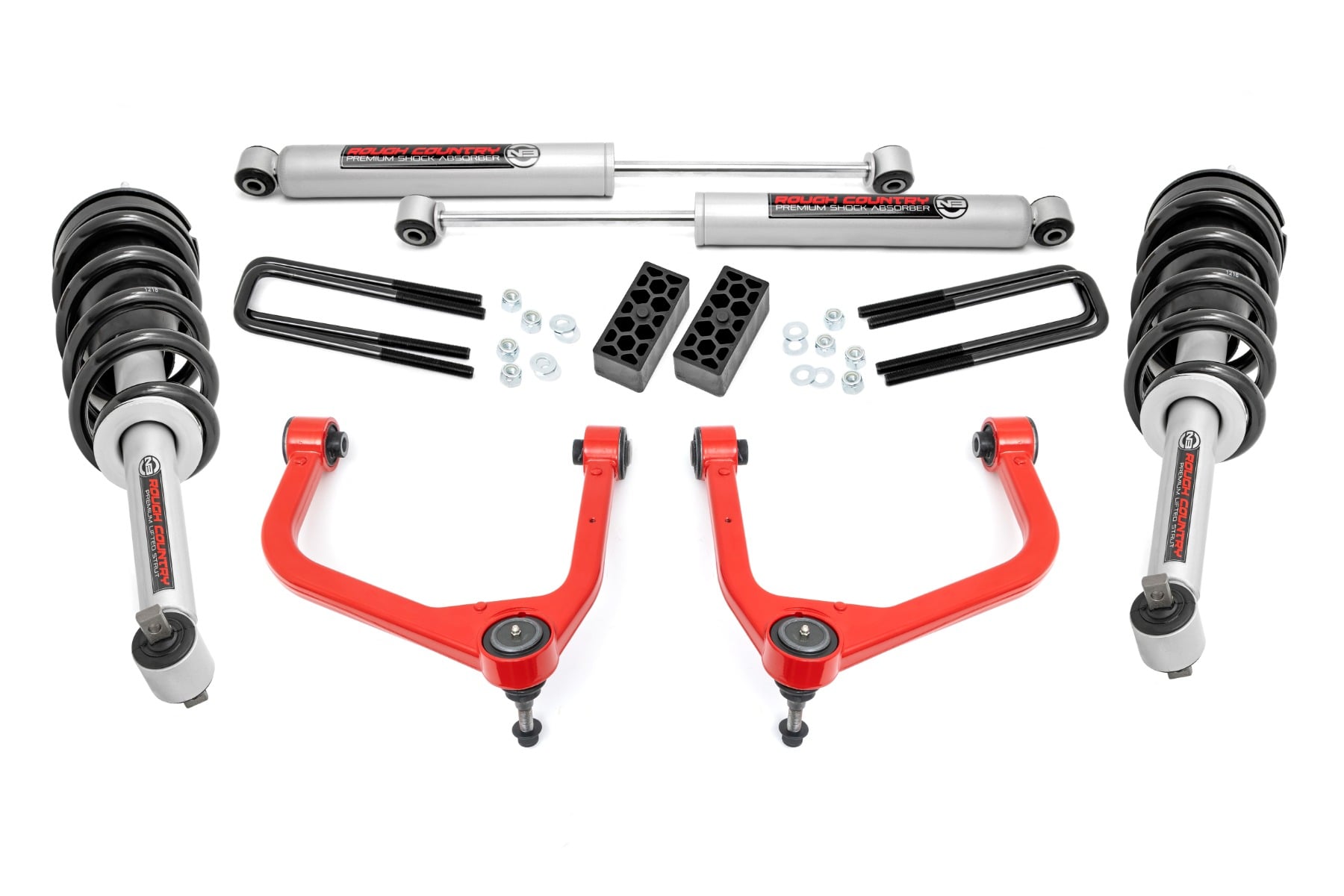 3.5 Inch Lift Kit | N3 Struts | Chevy Silverado 1500 2WD/4WD (2019-2024 & Classic)