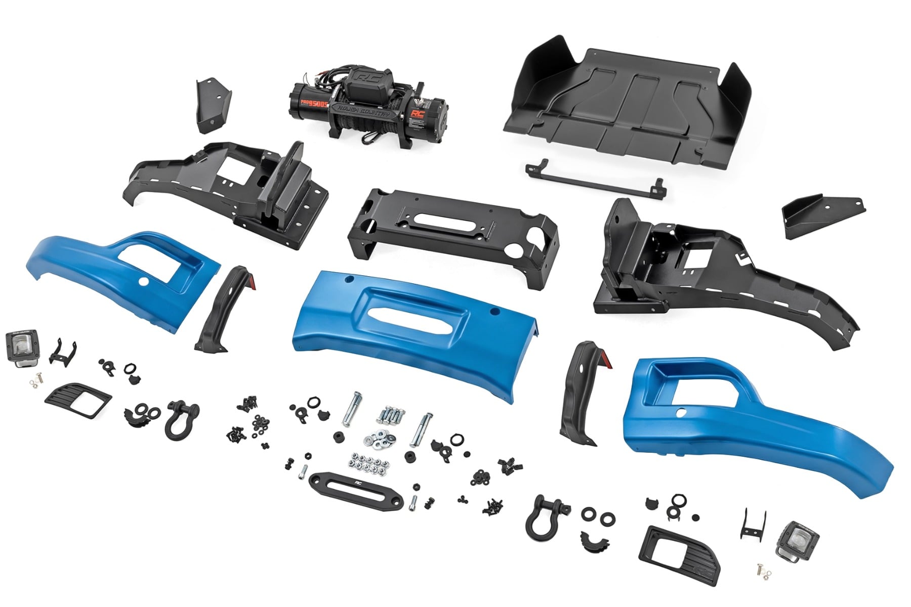 Front FXS Bumper | 12000S | GLT Glacier Blue | Chevy Silverado 1500 (23-26) — view 6
