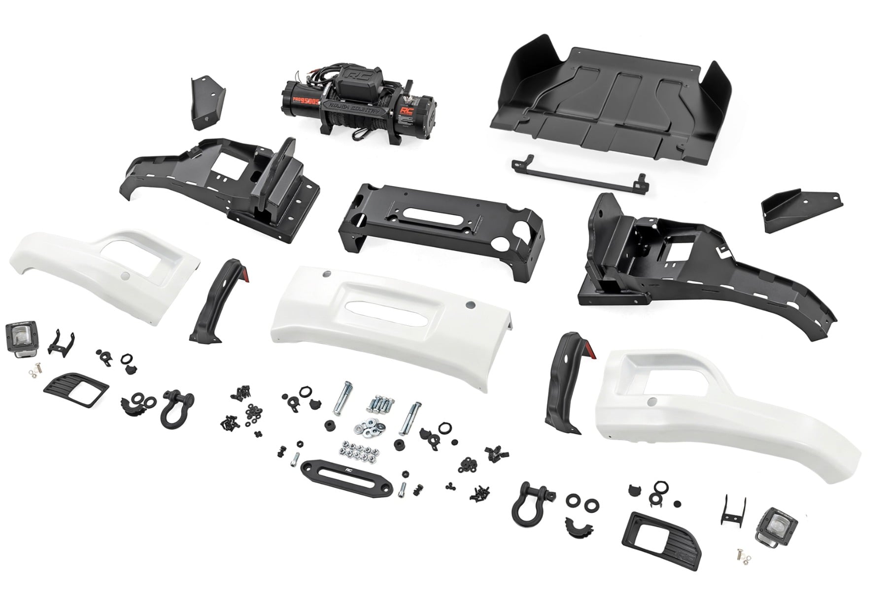 Front FXS Bumper | 12000S | GAZ Summit White | Chevy Silverado 1500 (23-26) — view 6