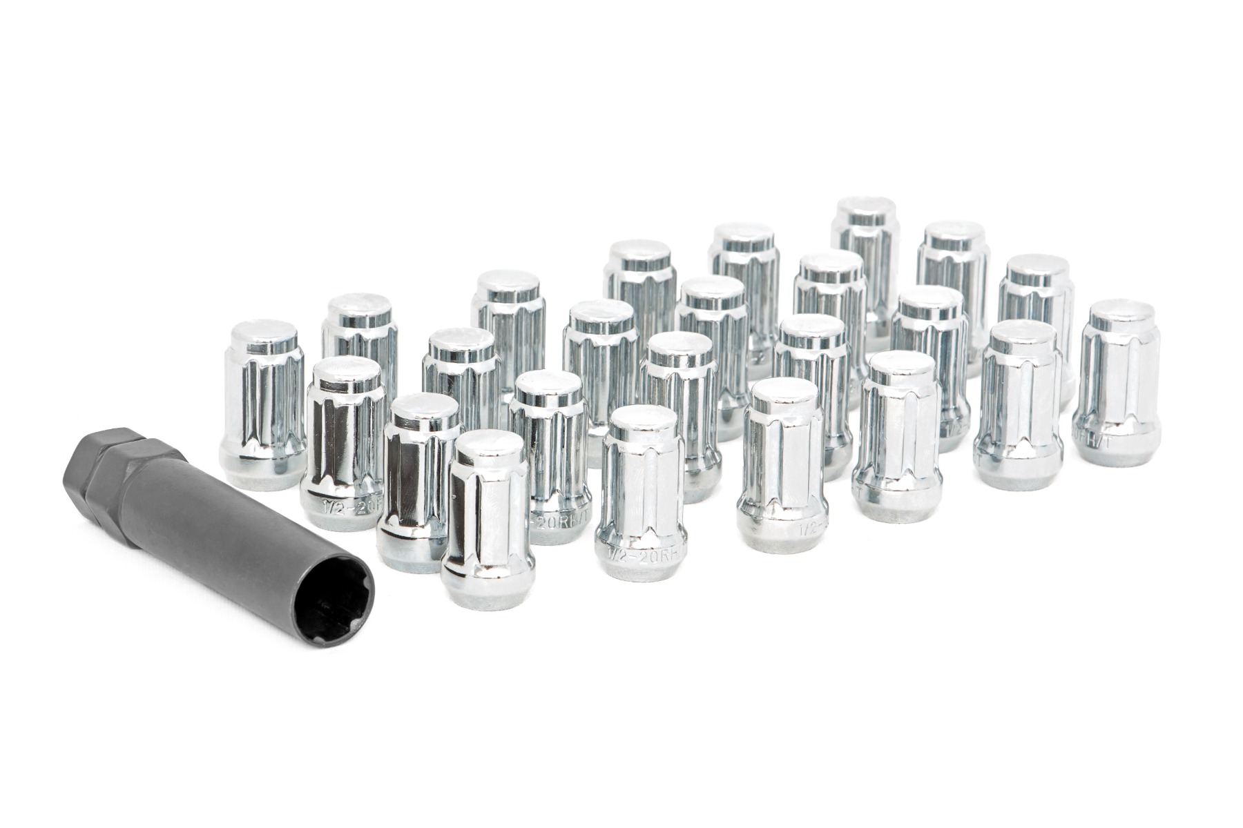 M12 x 1.5 Lug Nut Set of 24 | Chrome