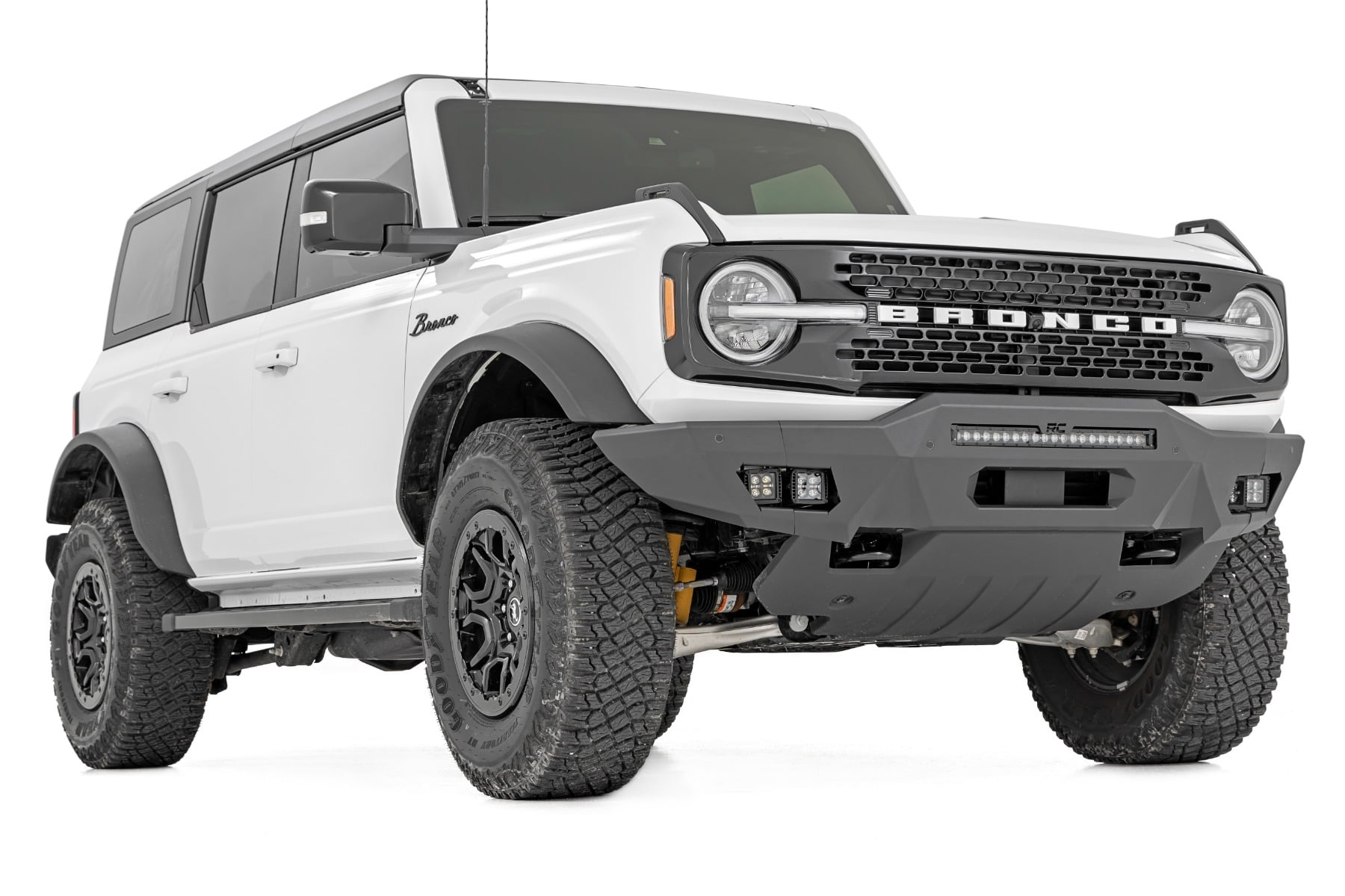 Front Bumper | Modular | Full Wings | Amber DRL | Ford Bronco 4WD (2021-2026) — view 3