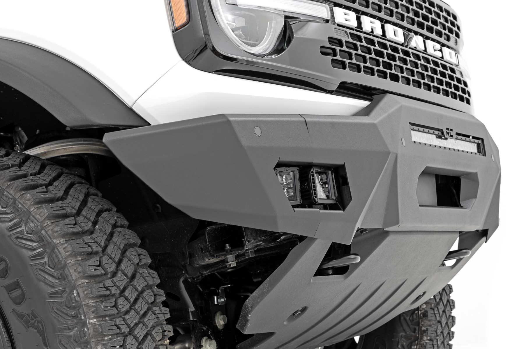 Front Bumper | Modular | Full Wings | DRL | Ford Bronco 4WD (2021-2026) — view 4