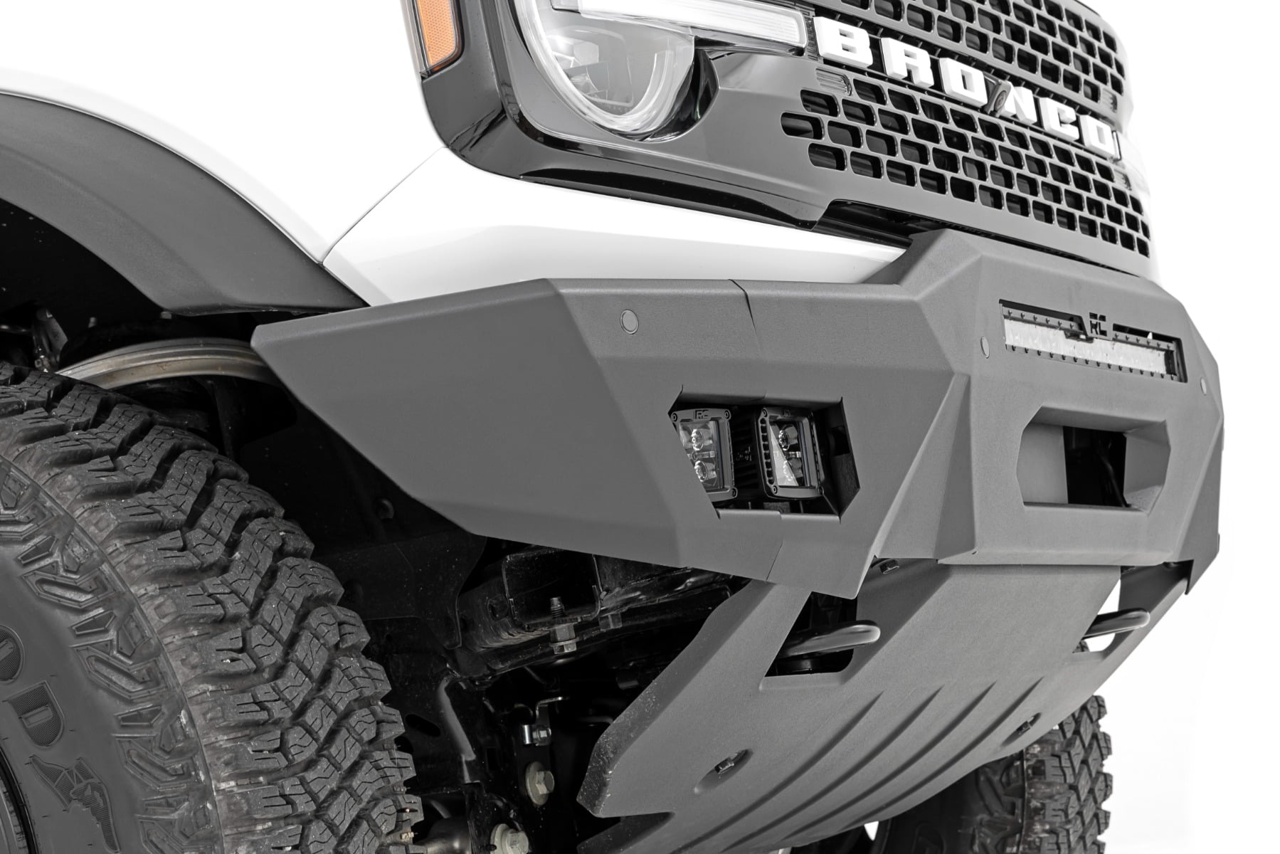 Front Bumper | Modular | Full Wings | Flood | Fog | Ford Bronco 4WD (21-26) — view 4