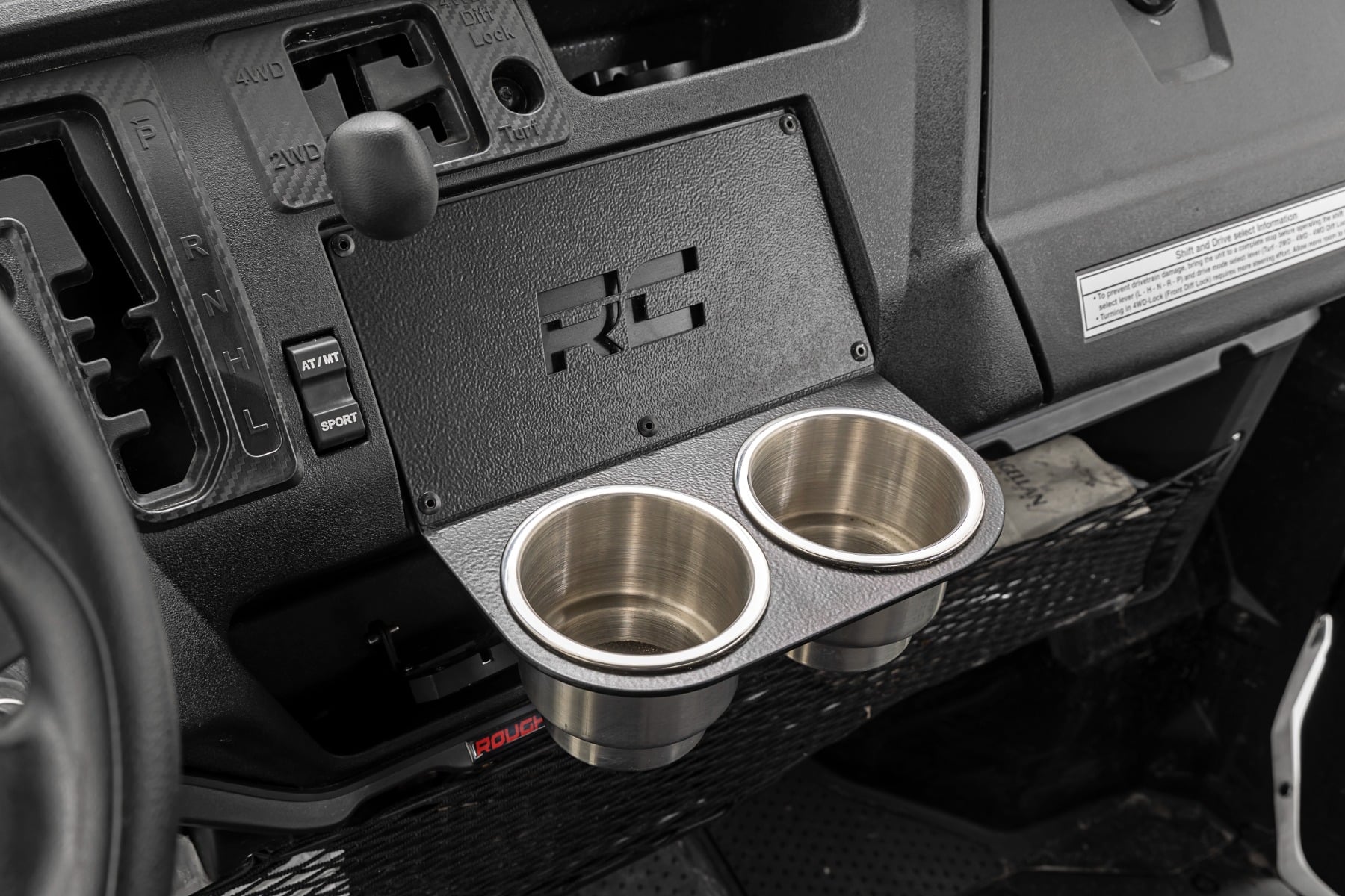 Cup Holder | MLC-8 Mount | Honda Pioneer 1000 — view 2