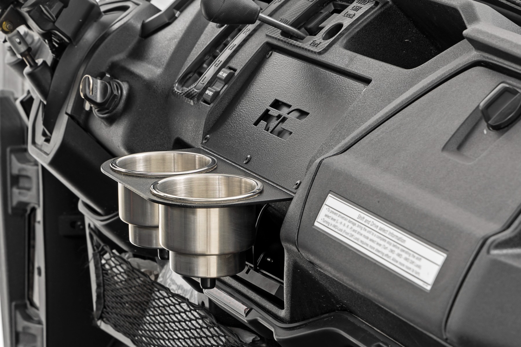 Cup Holder | MLC-8 Mount | Honda Pioneer 1000 — view 4