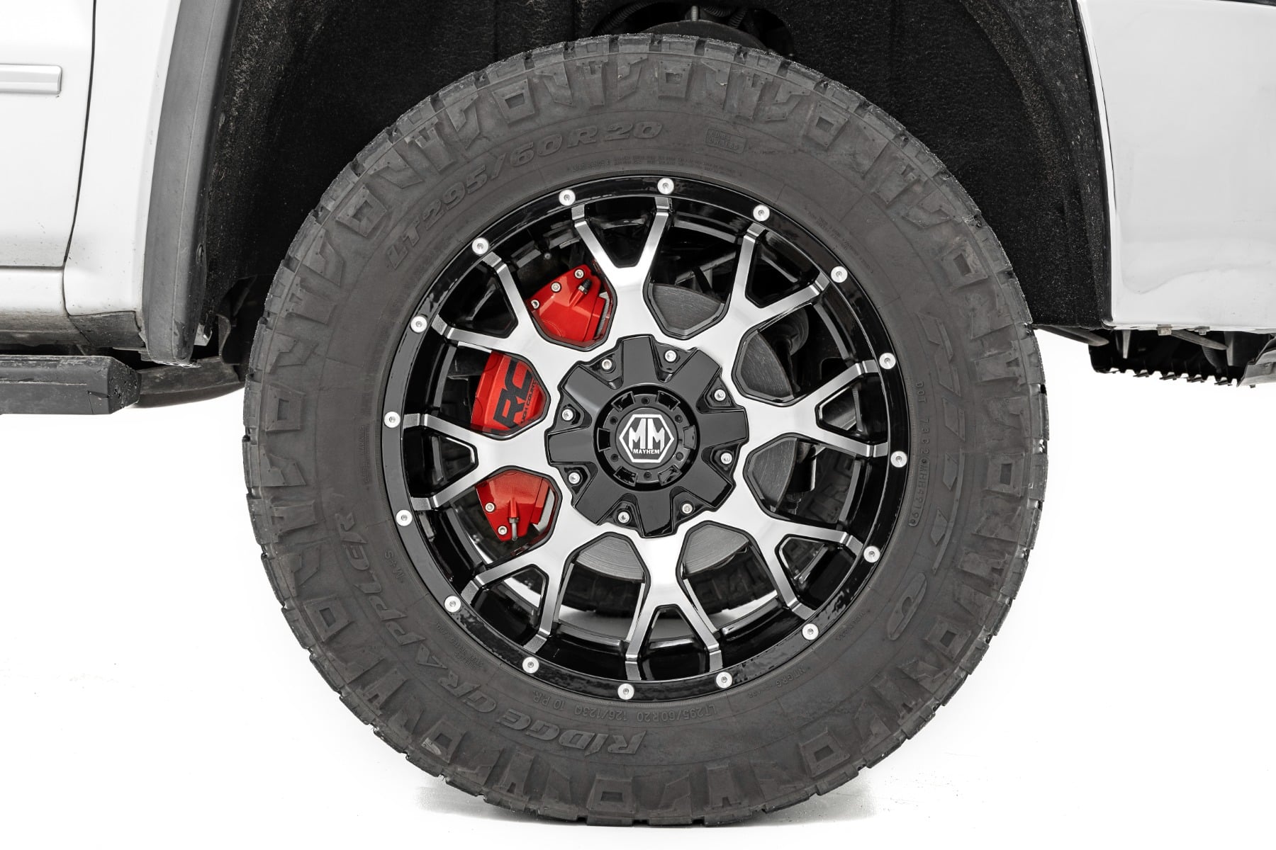 Caliper Covers | Front and Rear | Red | Toyota 4Runner 2WD/4WD (2003-2024) view 4