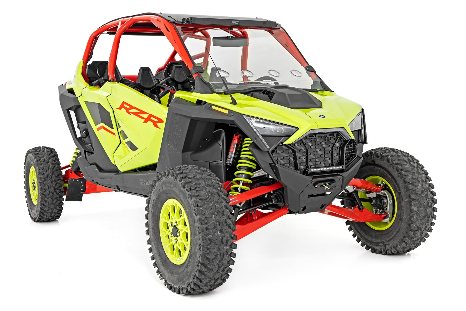 Vented Full Windshield | Scratch Resistant | Polaris RZR Turbo R — view 3