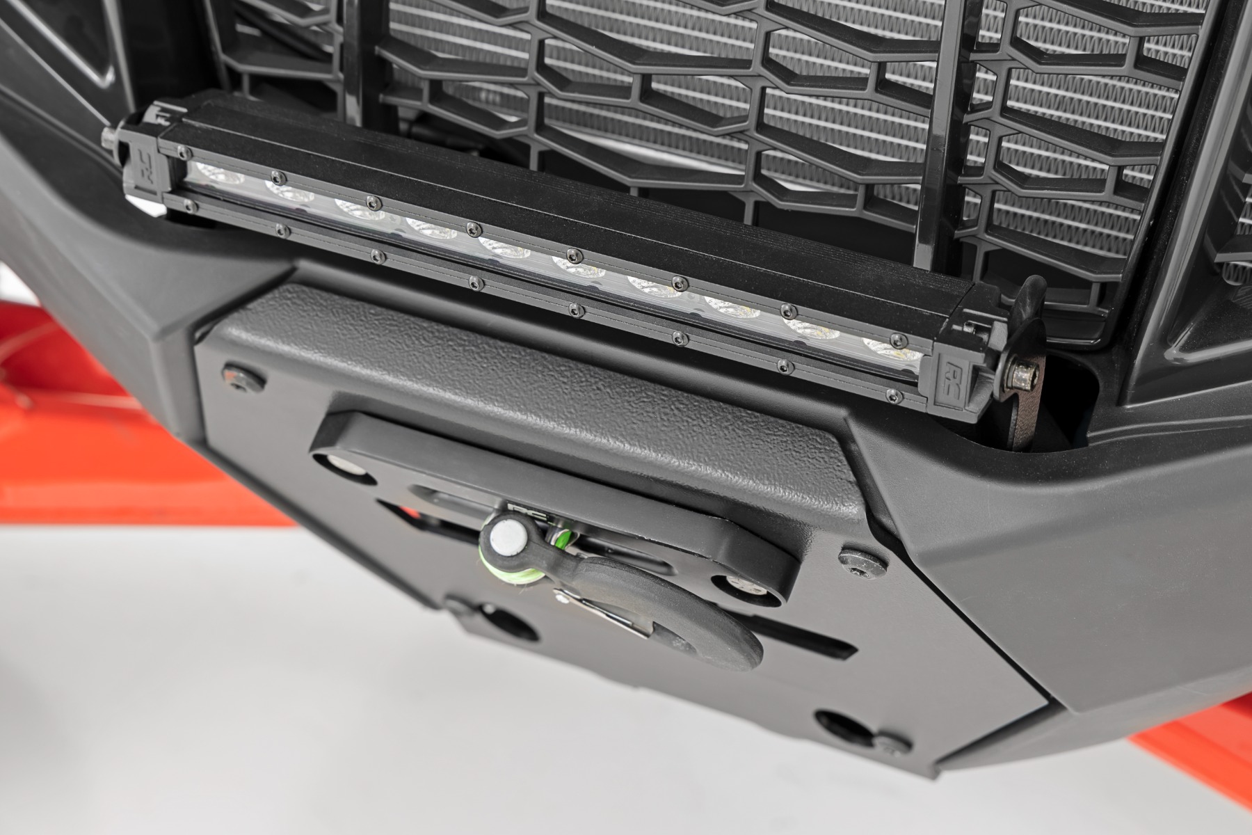 LED Light | Winch Mount | RS6500S | 10" Black Slimline | Polaris RZR Pro R — view 3