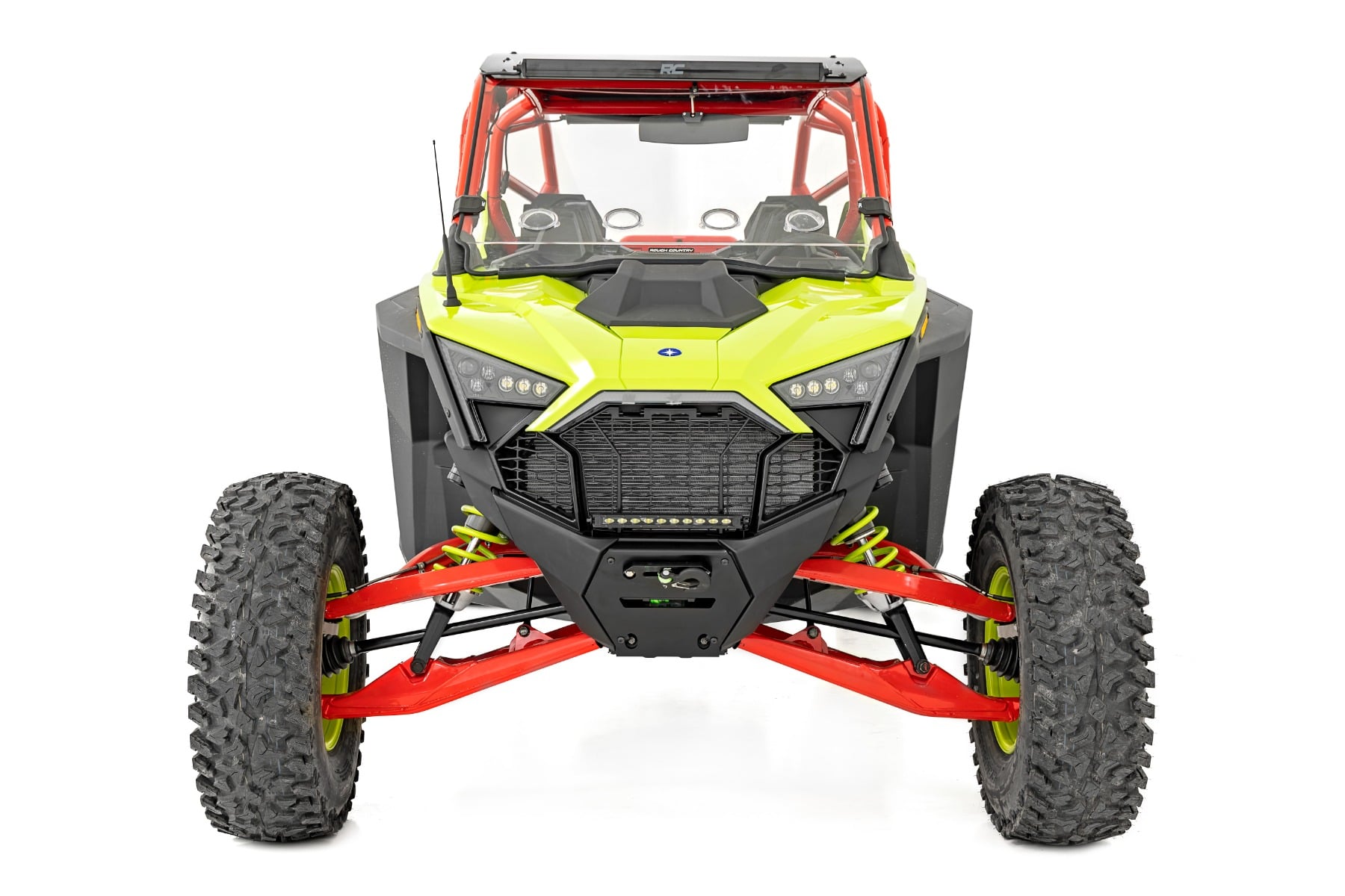 Vented Full Windshield | Scratch Resistant | Polaris RZR Turbo R — view 4