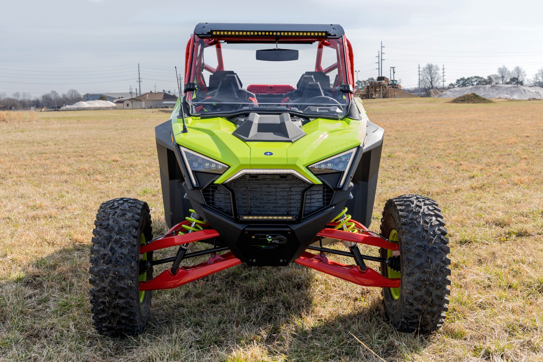 Full Windshield | Scratch Resistant | Polaris RZR Turbo R 4  6