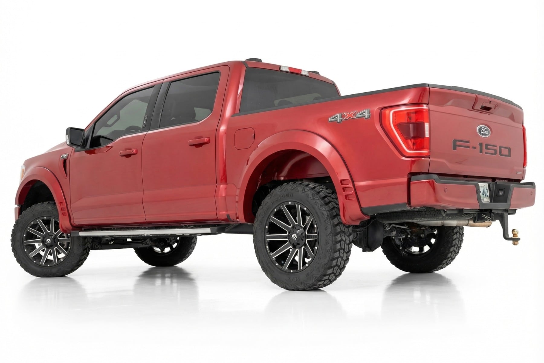 SF1 Fender Flares | EA Hot Pepper Red | Ford F-150 2WD/4WD (2021-2026) — view 3