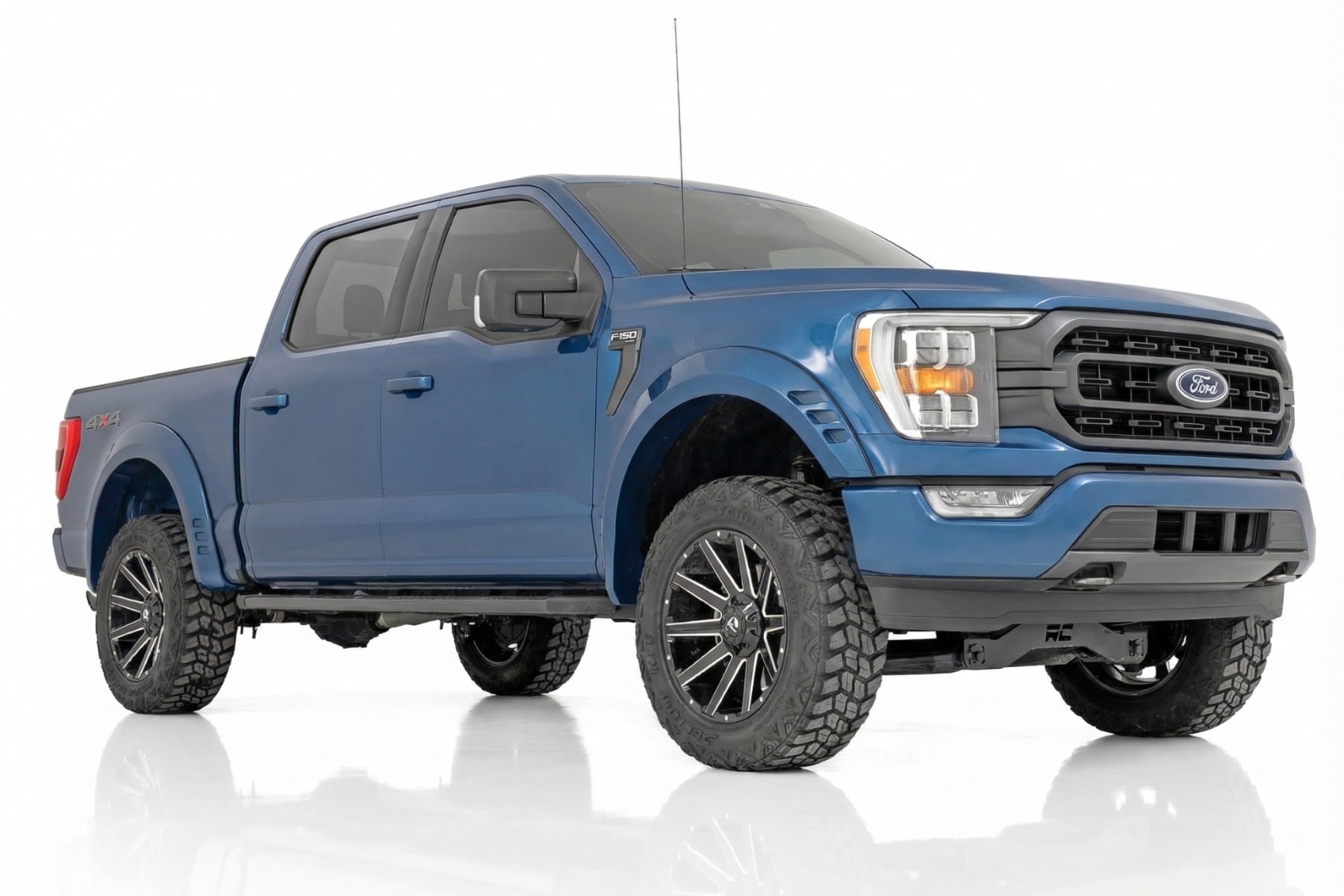 SF1 Fender Flares | B3 Atlas Blue | Ford F-150 2WD/4WD (2021-2026) — view 2