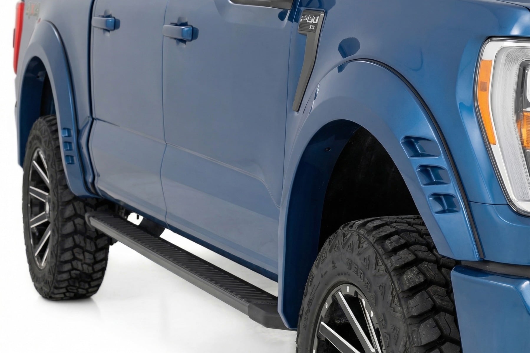 SF1 Fender Flares | B3 Atlas Blue | Ford F-150 2WD/4WD (2021-2026) — view 4