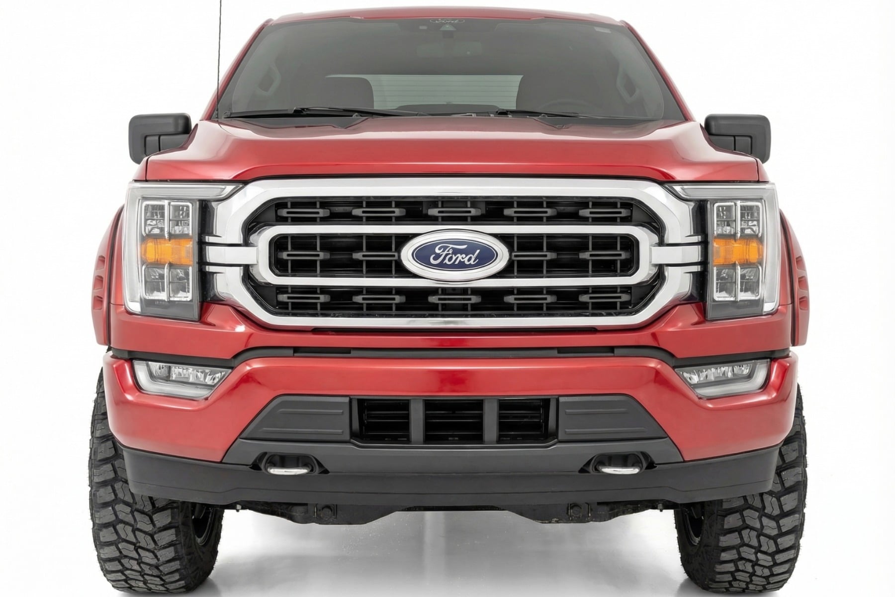 SF1 Fender Flares | EA Hot Pepper Red | Ford F-150 2WD/4WD (2021-2026) — view 5