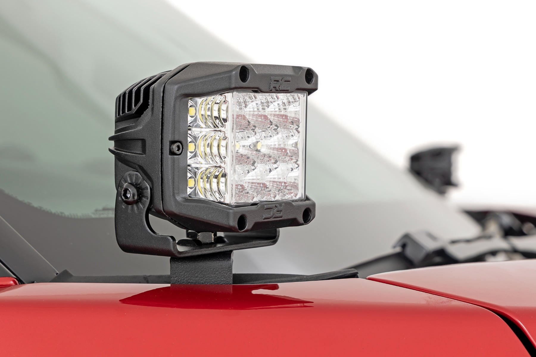 LED Light Kit | Ditch Mount | 2" Black Pair | White DRL | Toyota Tundra (22-26) — view 5