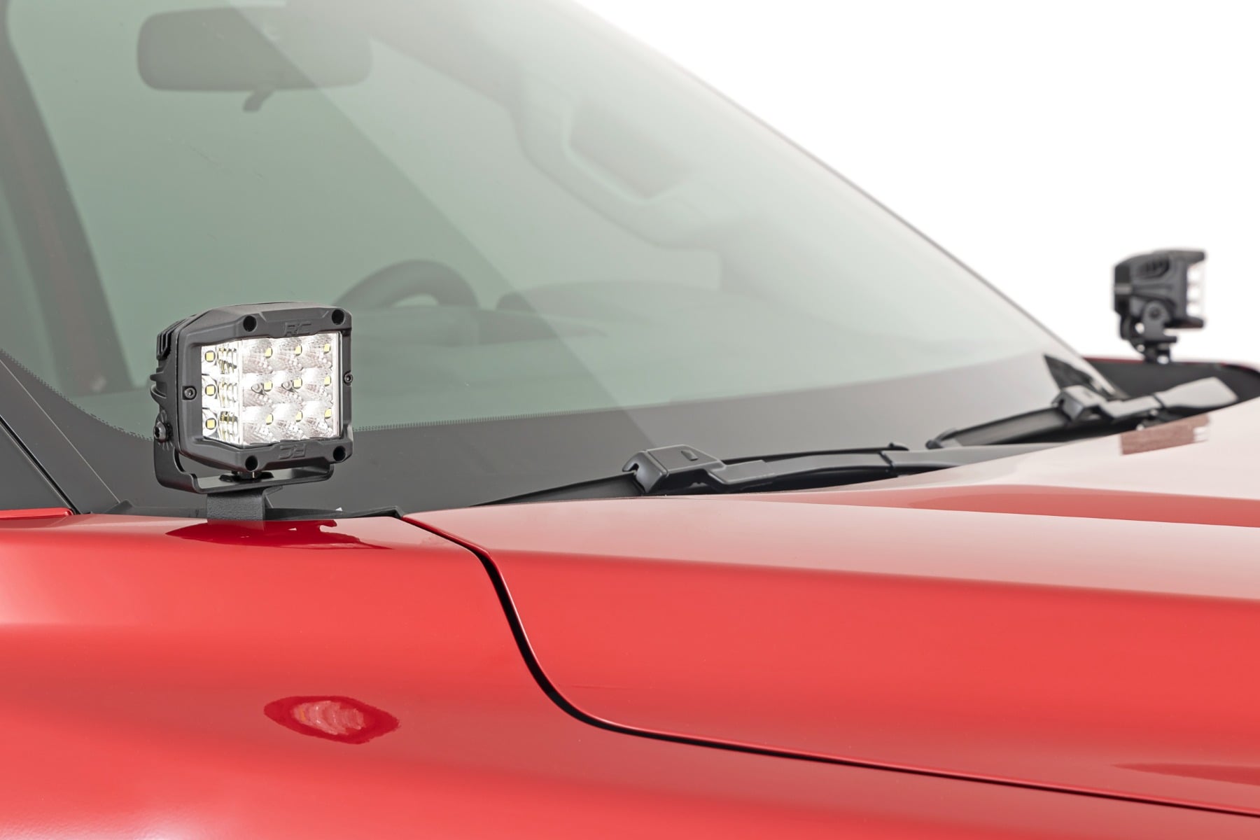 LED Light Kit | Ditch Mount | 2" Black Pair | Spot | Toyota Tundra (22-26) — view 6