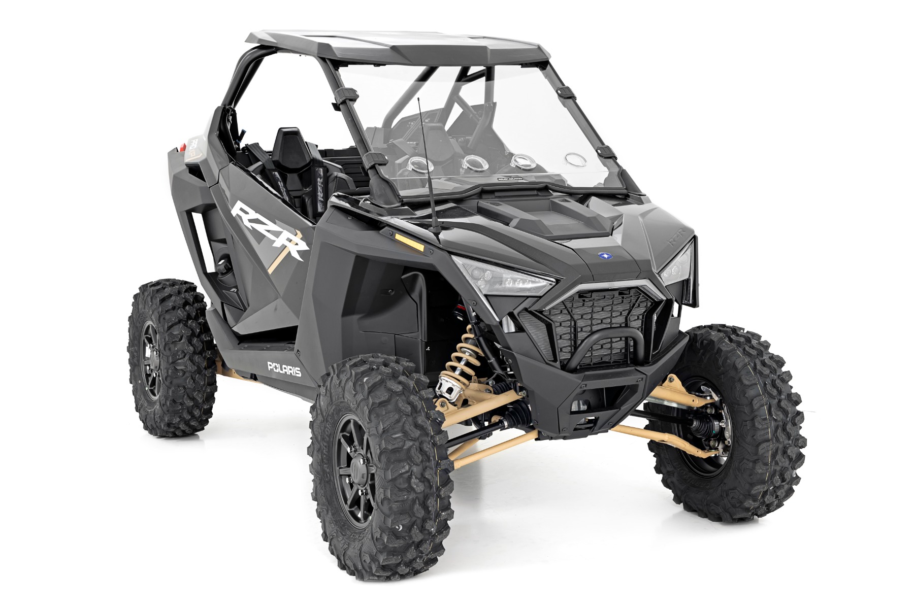 Vented Full Windshield | Scratch Resistant | Polaris RZR Turbo R 4 — view 3