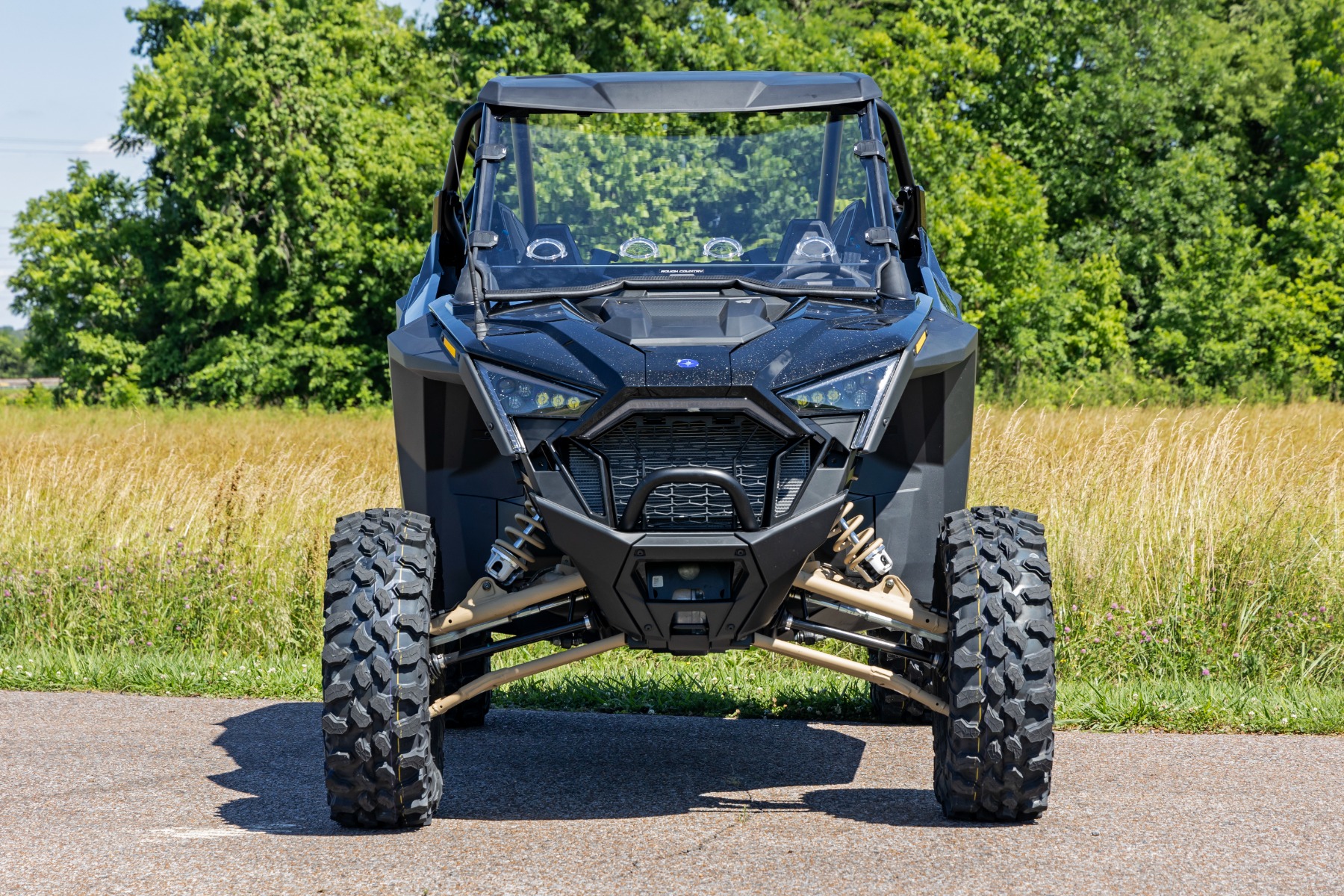 Vented Full Windshield | Scratch Resistant | Polaris RZR Turbo R 4 — view 6