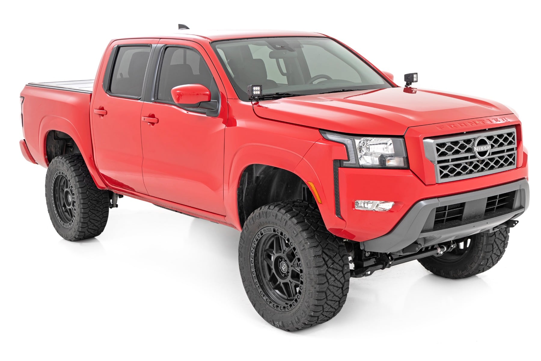 LED Light Kit | Ditch Mount | 2" Black Pair | Flood | Nissan Frontier (22-26) — view 6