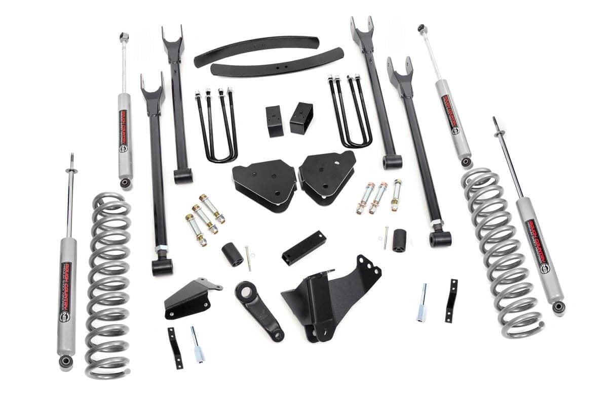 6 Inch Lift Kit | Diesel | 4 Link | OVLDS | Ford F-250/F-350 Super Duty (05-07) — view 2