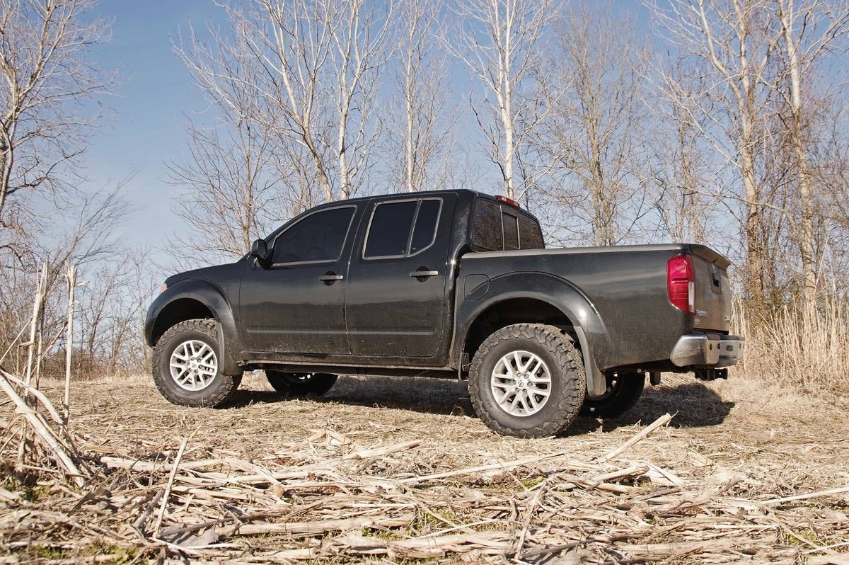 2.5 Inch Leveling Kit | Red Spacers | Nissan Frontier (05-26)/Xterra (05-15) — view 3