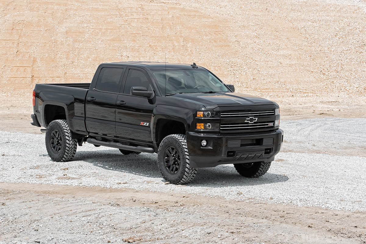 3.5 Inch Lift Kit | V2 | w/ Overloads | Chevy/GMC 2500HD/3500HD (11-19) view 3