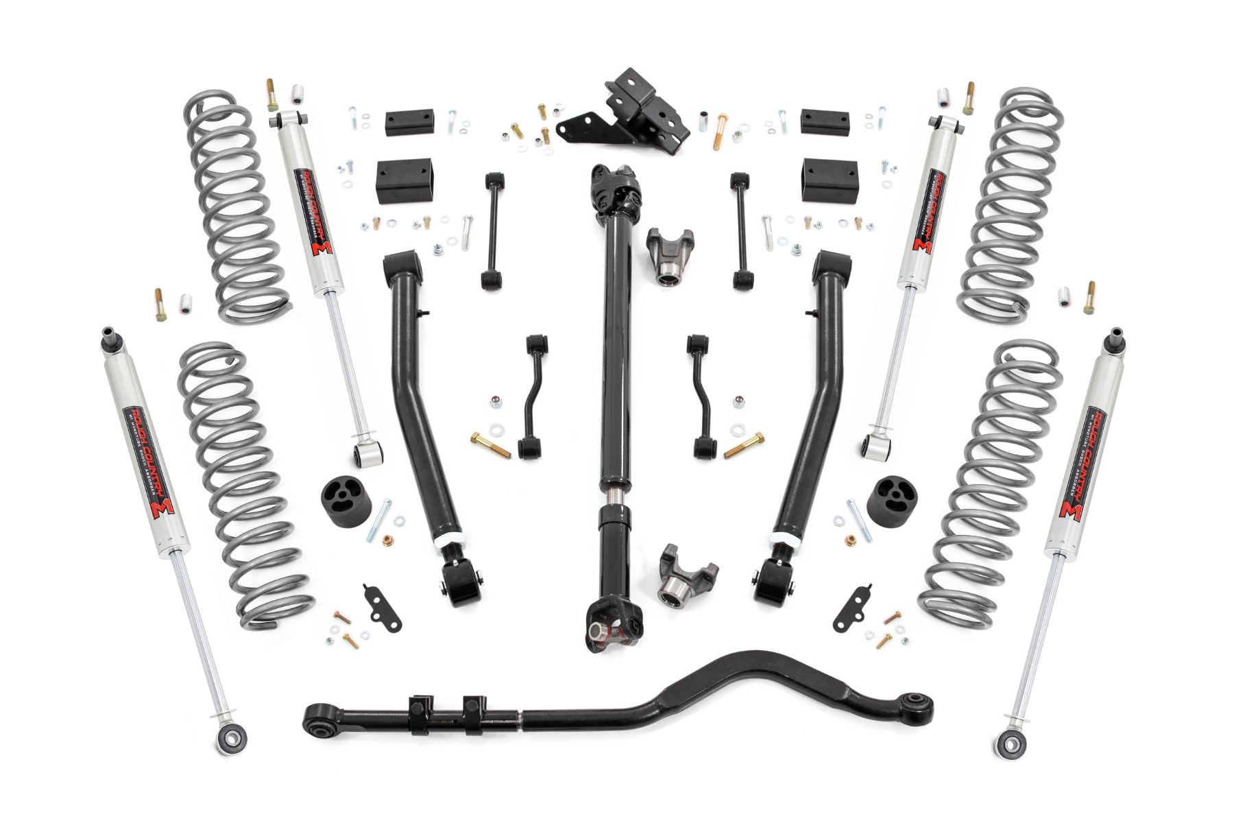 3.5 Inch Lift Kit | Adj Lower | FR D/S | M1 | Jeep Wrangler Unlimited (24-26)