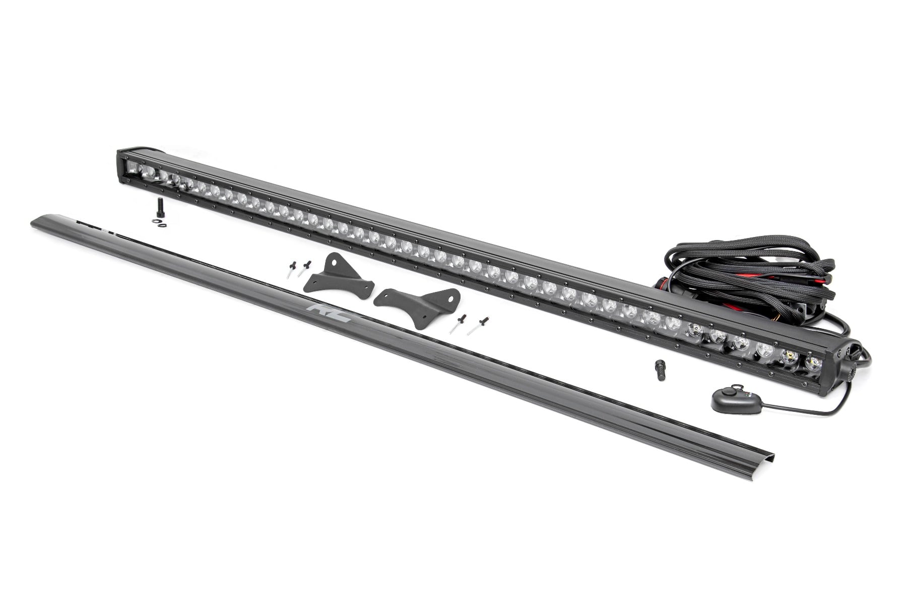 LED Light Kit | Roof Rack Mount | 40" Black Single Row | Ford Bronco Sport (21-26) view 2
