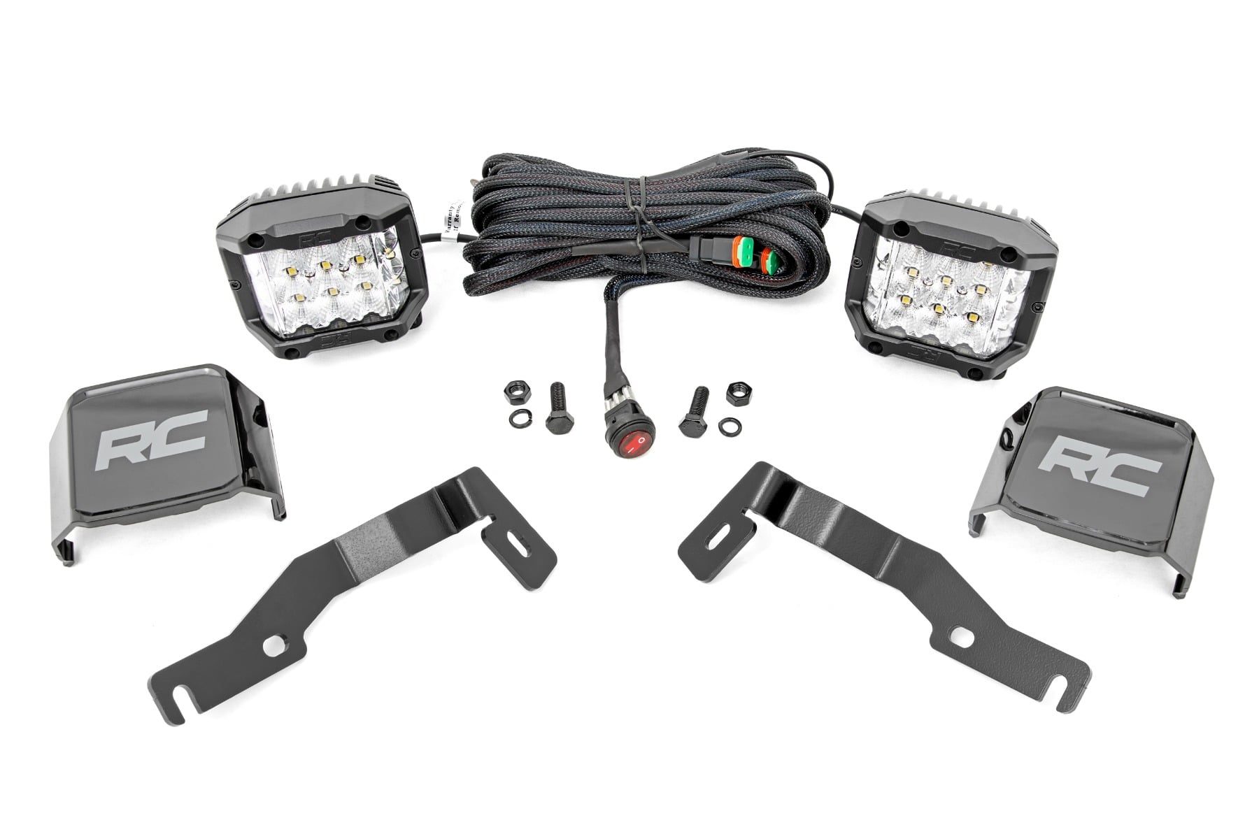 LED Light Kit | Ditch Mount |  3" OSRAM | Wide | Toyota Tacoma 2WD/4WD (24-26) view 2