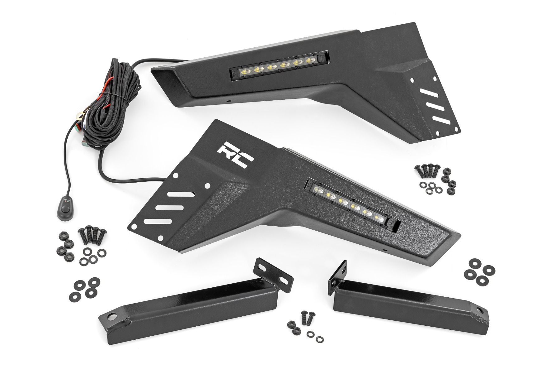 Bumper Wings | Stinger | 6" Led Combo | Honda Pioneer 1000-6 — view 6