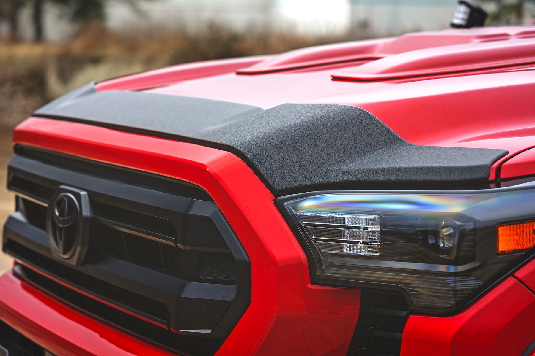 Hood Protector | Gloss Black | Toyota Tacoma 2WD/4WD (2024-2026) — view 6