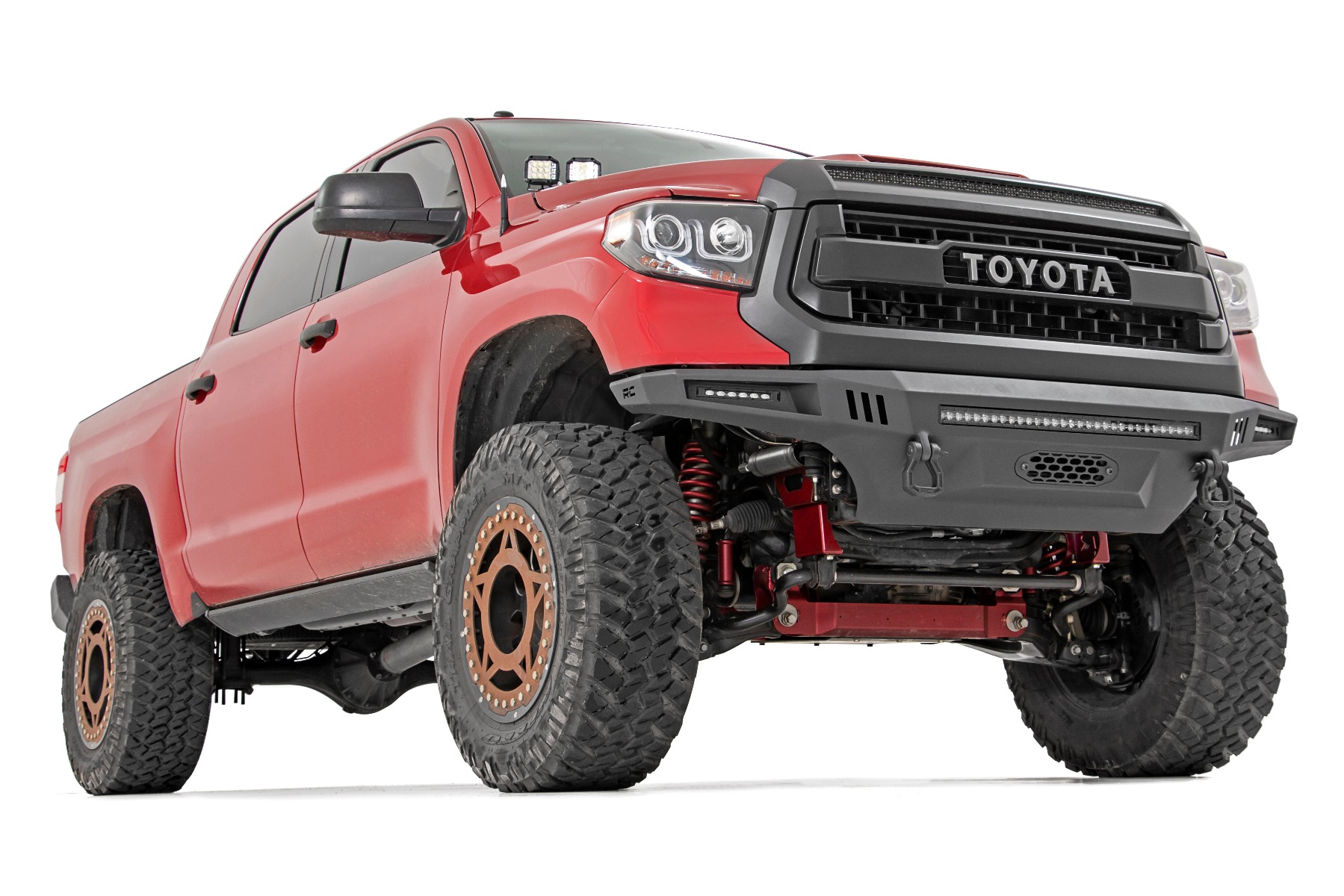 LED Light Kit | Ditch Mount | Dual 2" Black Pairs | White DRL | Toyota Tundra (14-21) — view 3
