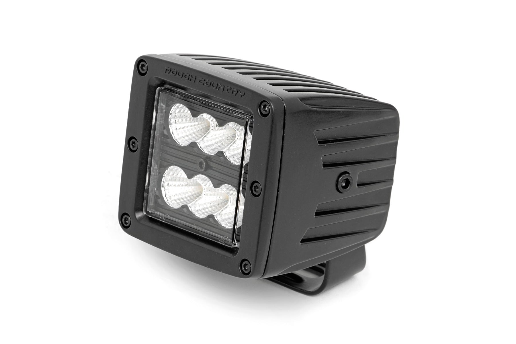 2 Inch Black Series LED Light Pods  | Pair | Flood view 3