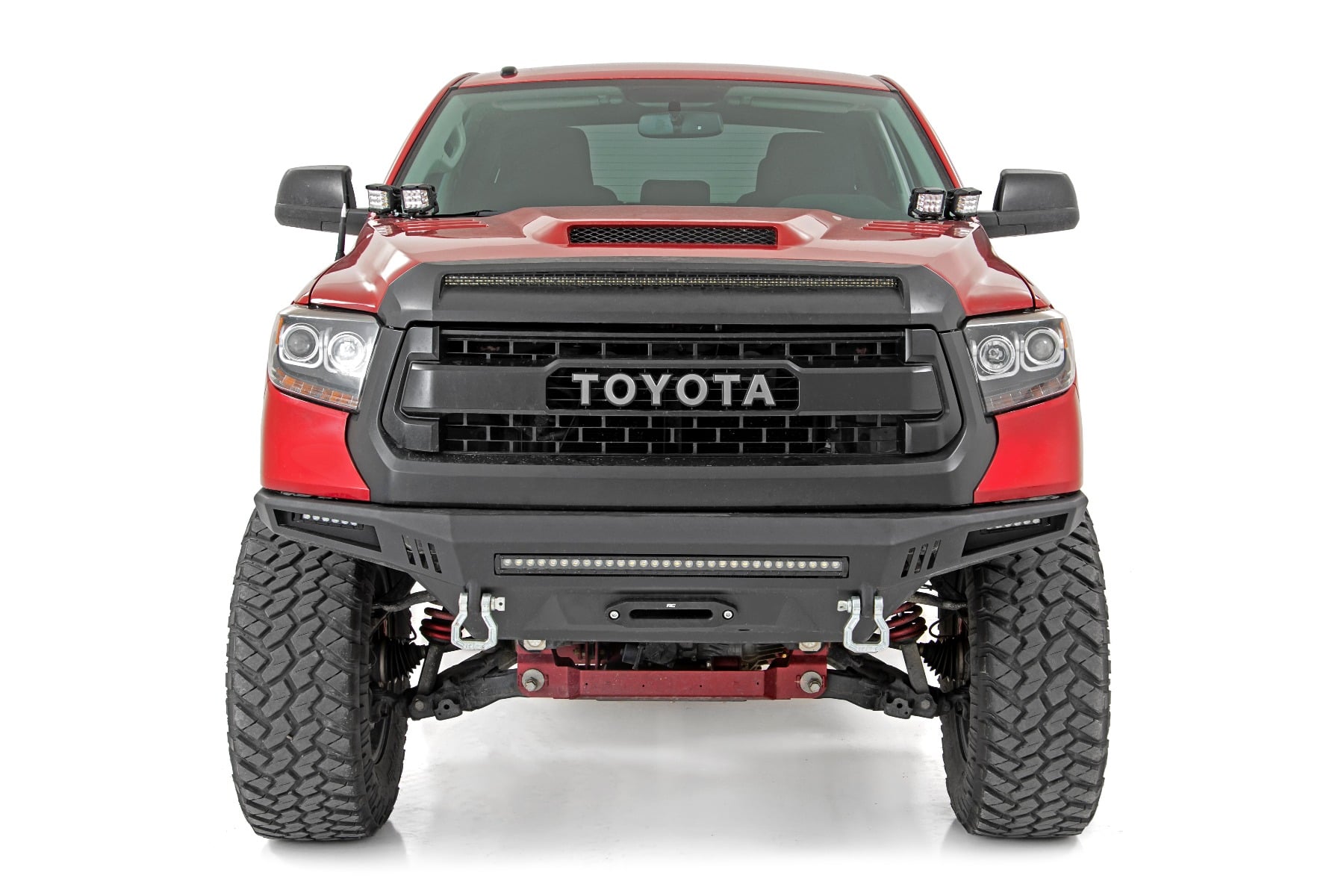 LED Light Kit | Ditch Mount | Dual 2" Black Pairs | White DRL | Toyota Tundra (14-21) — view 4