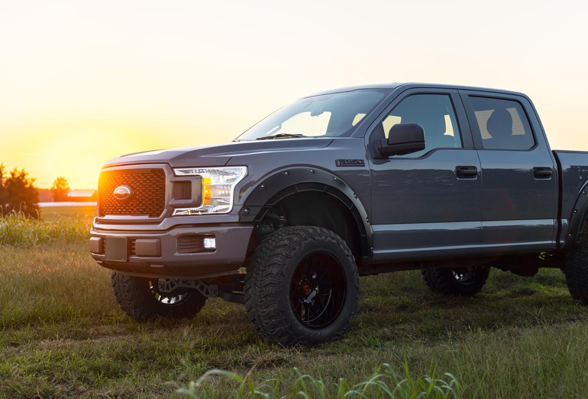 Defender Fender Flares | JS Iconic Silver | Ford F-150 2WD/4WD (2015-2020) view 3