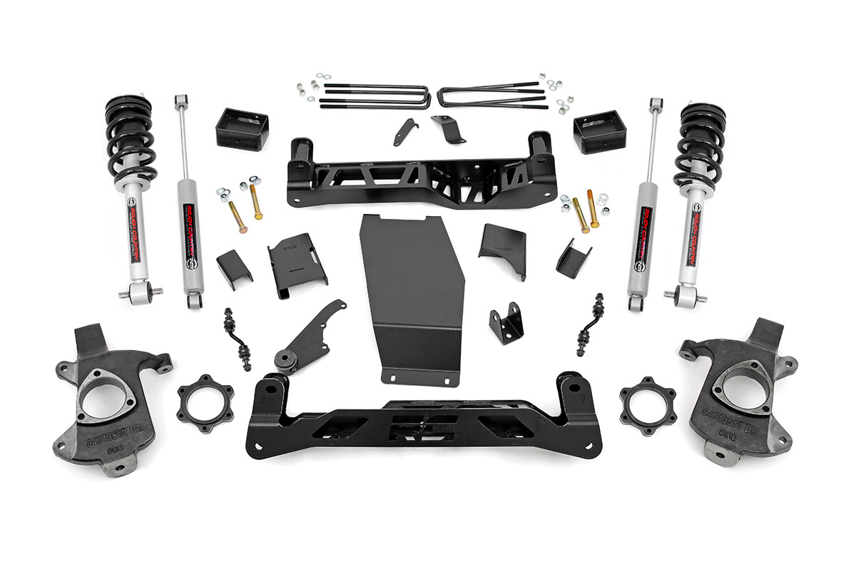 5 Inch Lift Kit | Cast Steel | N3 Struts | Chevy/GMC 1500 (14-18 & Classic) — view 2