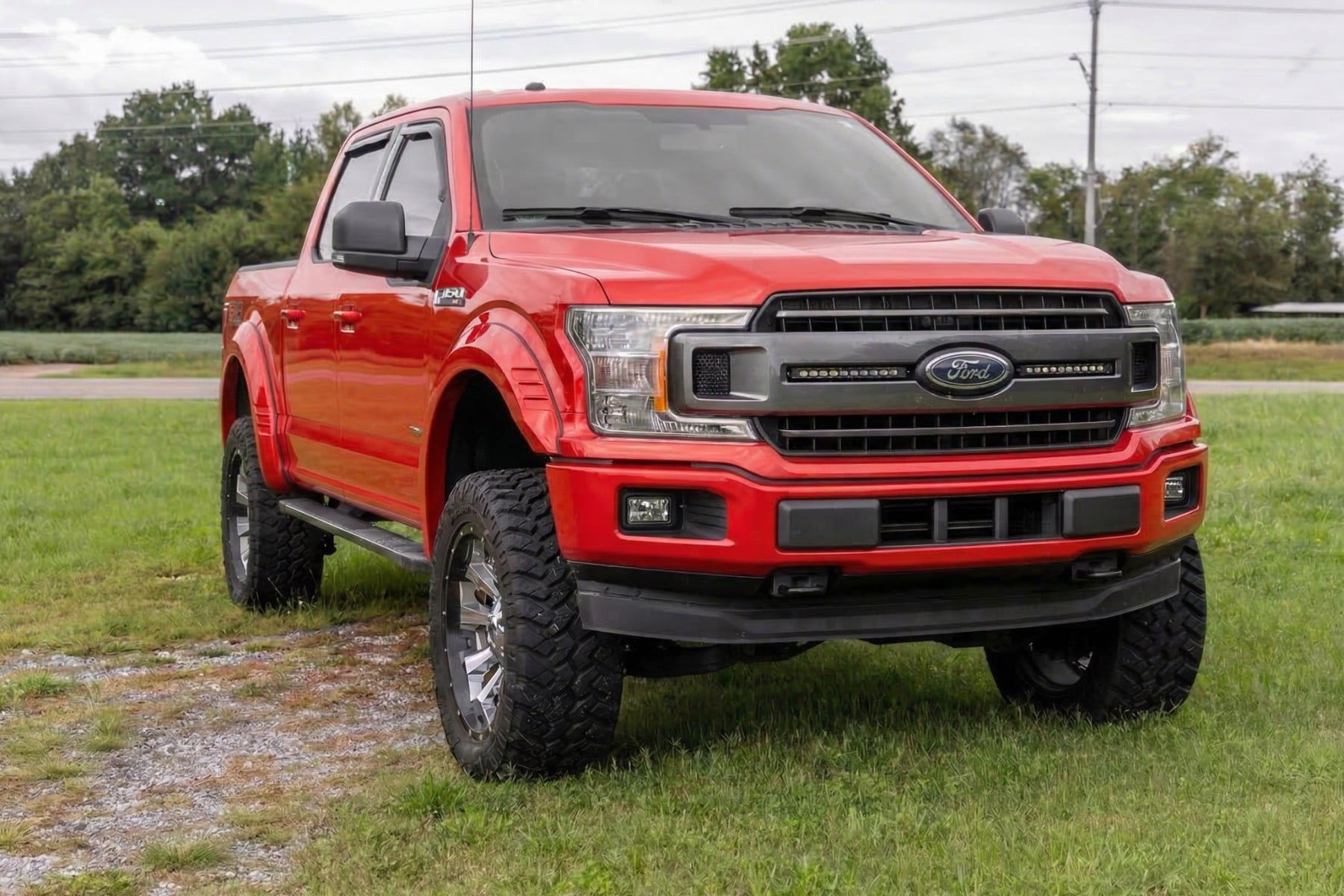 SF1 Fender Flares | PQ Race Red | Ford F-150 2WD/4WD (2015-2017) view 6