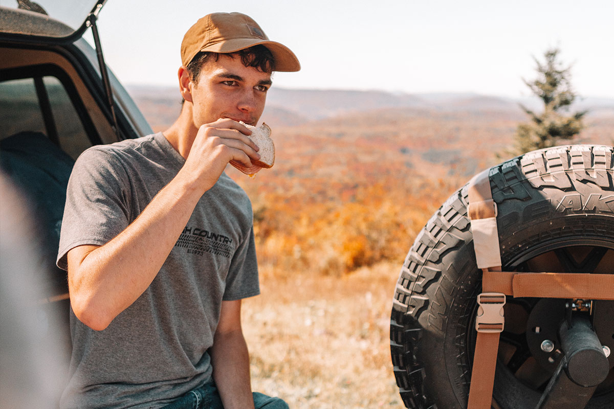 Rough Country T-Shirt | Horizontal Tread | Grey | LG — view 5